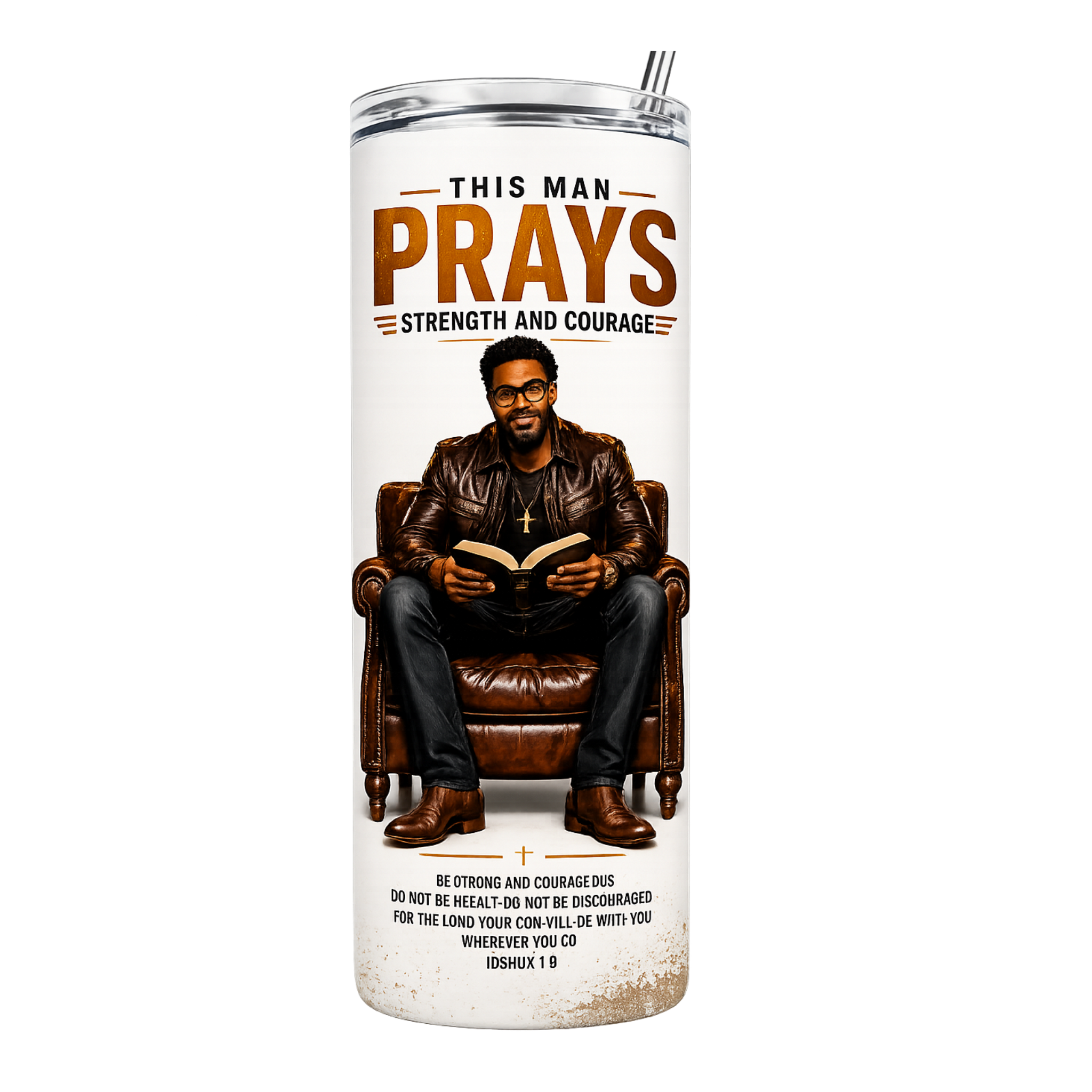 This Man Prays 20-Ounce Tumbler