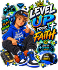 Level Up Your Faith Gamer UVDTF Transfer | A5 Journal