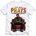 This Man Prays Father's Day Tee Shirt